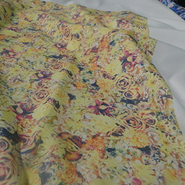 Digitální potisk textilu 3 pomocí digitální textilní tiskárny A1 WER-EP6090T